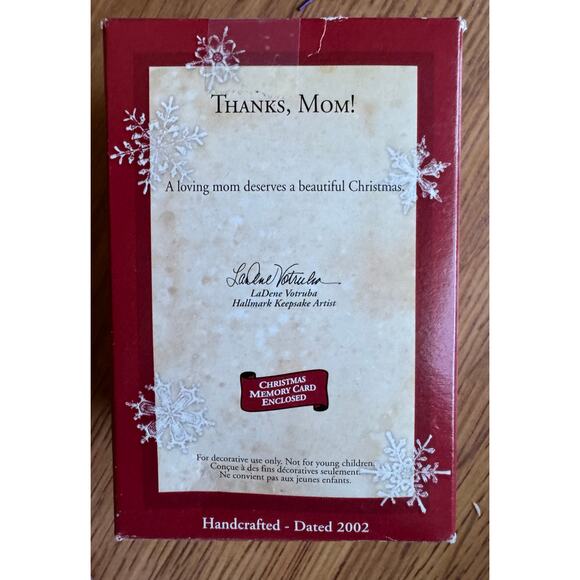 Hallmark Christmas Ornament Clip Thanks, MOM! A Loving Mom Breakfast Tray - Picture 3 of 4